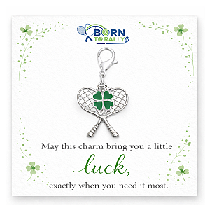 Tennis Clover Lucky Clip on Charm