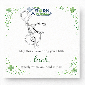 Pickleball Good Luck Horseshoe Clip On Charm