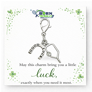 Pickleball Good Luck Horseshoe Clip On Charm