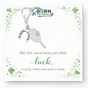 Pickleball Good Luck Horseshoe Clip On Charm