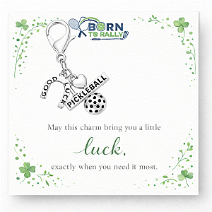 Pickleball Good Luck Horseshoe Clip On Charm