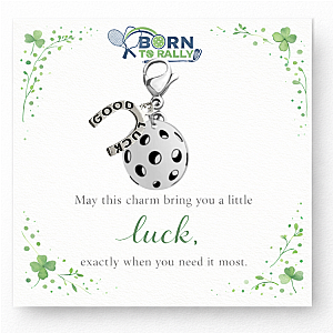 Pickleball Good Luck Horseshoe Clip On Charm