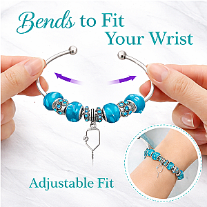 Pickleball Blue Rally Bracelet