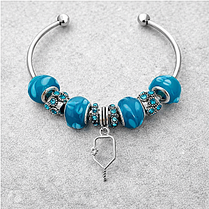 Pickleball Blue Rally Bracelet