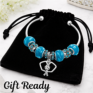 Pickleball Blue Rally Bracelet