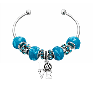 Pickleball Blue Rally Bracelet