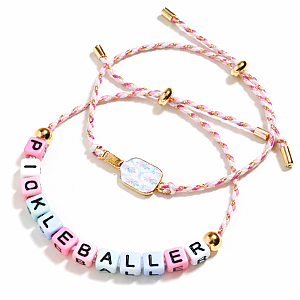 Pickleball 2pc Rope Bracelet Set