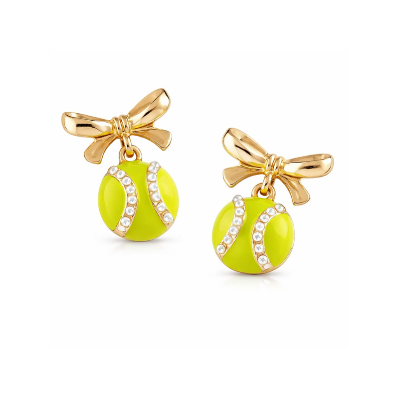 Tennis Bow Earrings