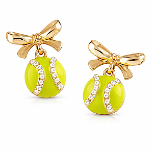 Tennis Bow Earrings