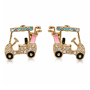 Golf Cart Stud Earrings
