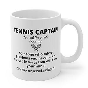 Tennis Captain Mug