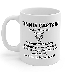 Tennis Captain Mug