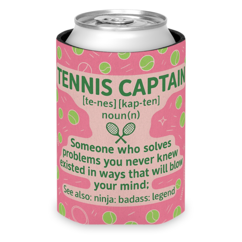 Tennis Captain Can Holder