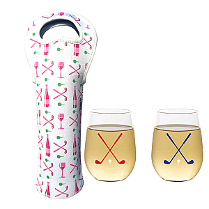 Golf Wine Gift Set