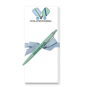 Things to Do After Pickleball Note & Pen Set
