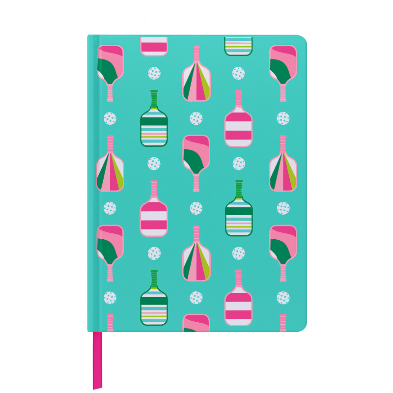 Pickleball Hardcover Journal