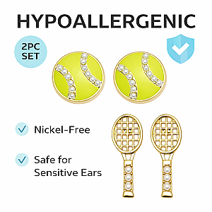 Tennis Earring 2pc Set