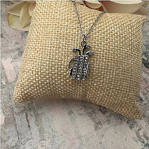 Golf Bag CZ Pendant Necklace