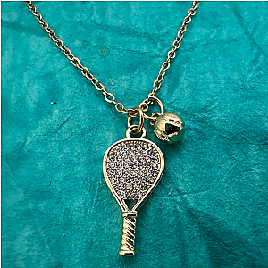 Padel Gold CZ Necklace