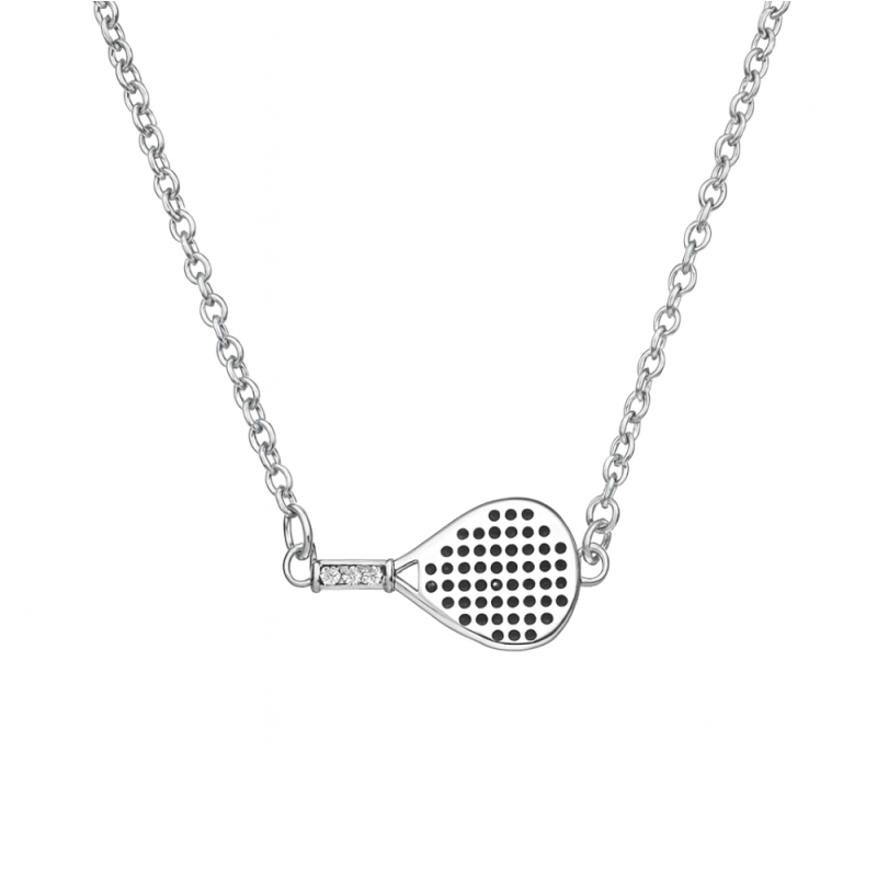 Padel Silver Connector Necklace