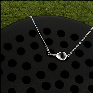 Padel Silver Connector Necklace