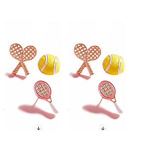 Tennis Trio Earring 3pc Set