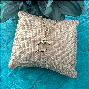 Pickleball CZ Bail Pendent-Pick Color