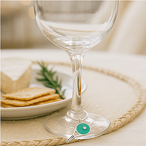 Tennis Racket Wine Charms