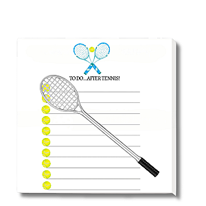 Tennis Notepad & Pen Set - Pick Color