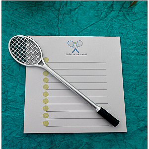 Tennis Notepad & Pen Set - Pick Color