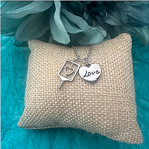 Love at First Dink Pickleball Paddle Necklace - Pick Style