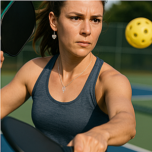 Love at First Dink Pickleball Paddle Necklace - Pick Style