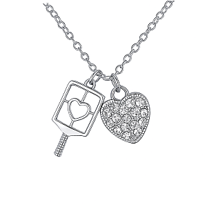 Love at First Dink Pickleball Paddle Necklace - Pick Style
