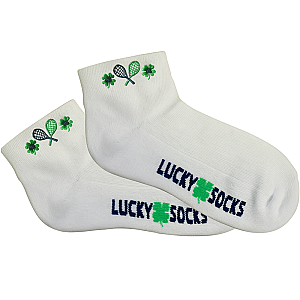 Tennis Embroidered Lucky Socks