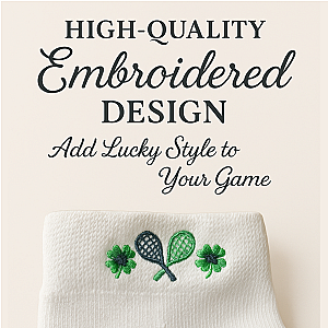 Tennis Embroidered Lucky Socks