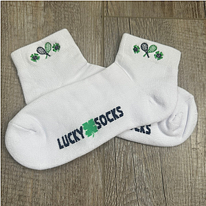 Tennis Embroidered Lucky Socks