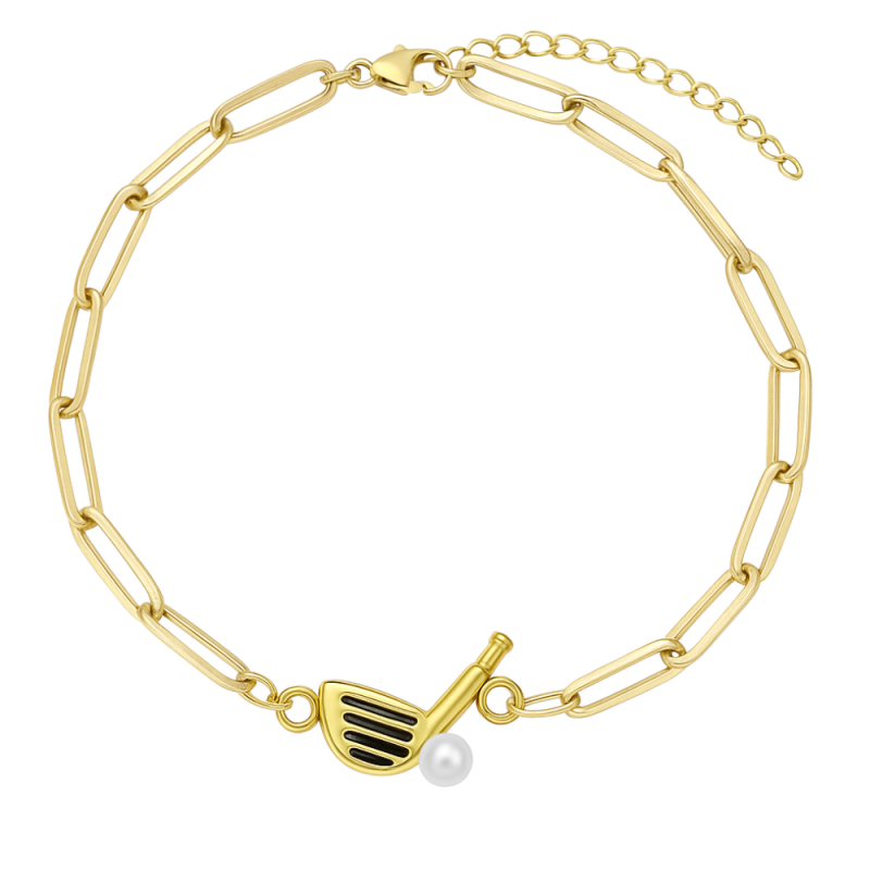 Golf Paper Clip Bracelet- Pick Style