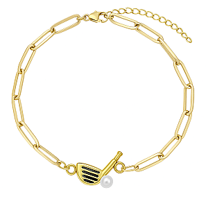 Golf Paper Clip Bracelet- Pick Style
