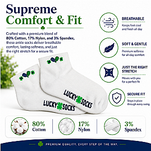 Pickleball Embroidered Lucky Socks