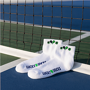 Pickleball Embroidered Lucky Socks
