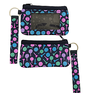 Tee-rific Golf Credit Card Wristlet Holder – ID Window & Zipper Pocket