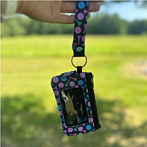 Tee-rific Golf Credit Card Wristlet Holder – ID Window & Zipper Pocket