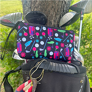 Par-fect Golf  Wristlet Pouch Purse