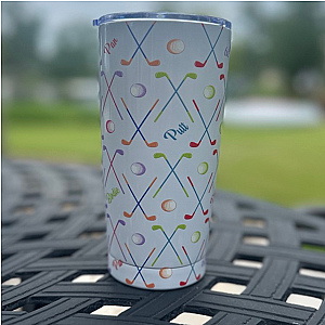 Golf Club Tumbler 20oz