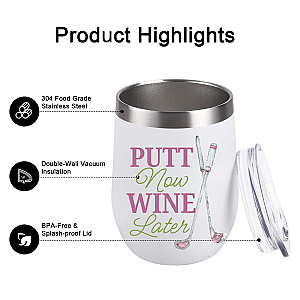 Golf Wine Tumbler