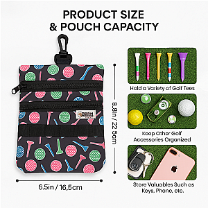 Par-fect Golf Pouch Bag Ball Holder