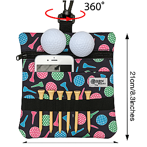 Par-fect Golf Pouch Bag Ball Holder