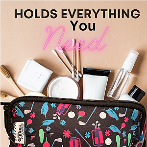 Par-Fect Golf Cosmetic Bag