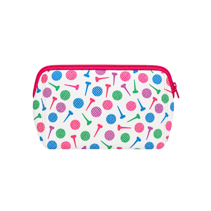 Golf Ball Cosmetic Bag