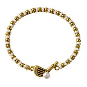 Golf Club Beaded Bracelet